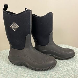 The Original Muck Boots Youth Kids Size 4 Waterproof Insulated Pull On Black